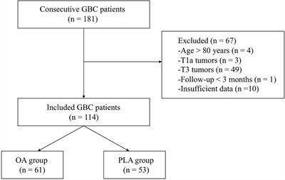 Comparison of Outcomes After Primary Laparoscopic Versus Open Approach for T1b/T2 Gallbladder Cancer